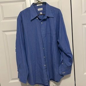 Van Heusen Men’s Blue Dress Shirt 17.5 34/35